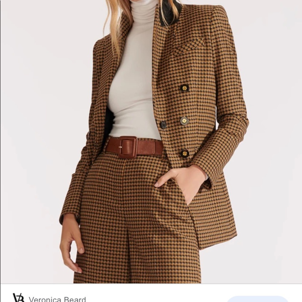 NWTVeronicaBeard Fortuna Dickey Jacket Camel